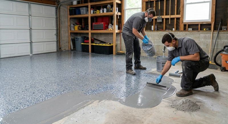 Garage Floor Renovation in Winston Salem, NC